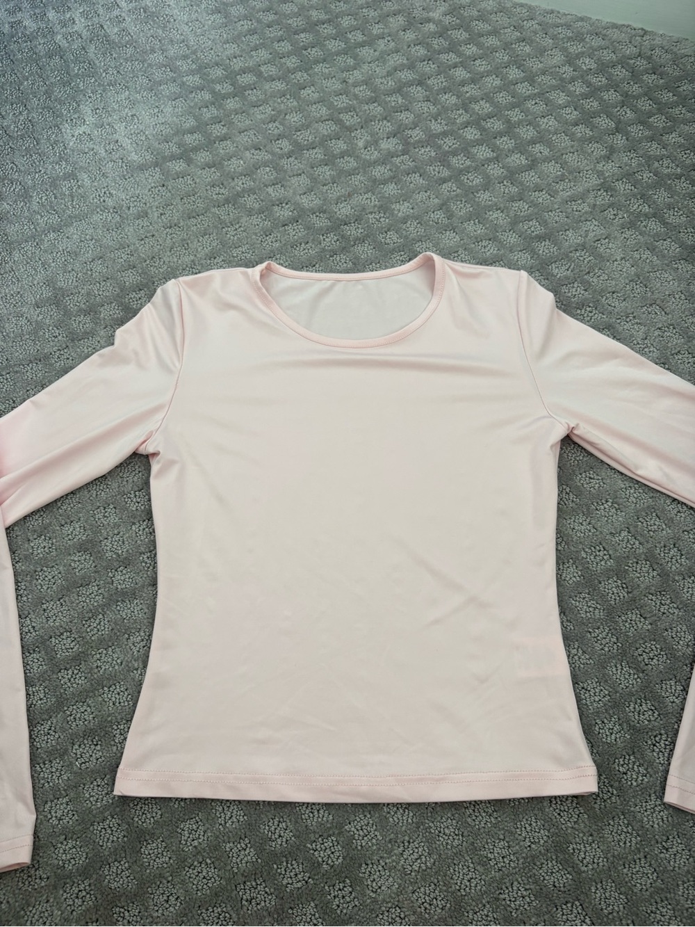 Light Pink Long-Sleeve Women's Top